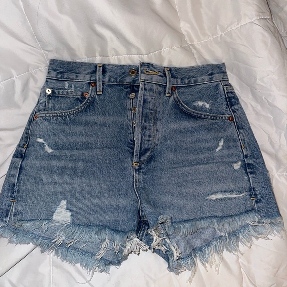 Aritzia Shorts Agolde Parker Vintage Cut Off Jean Shorts Swapmeet
